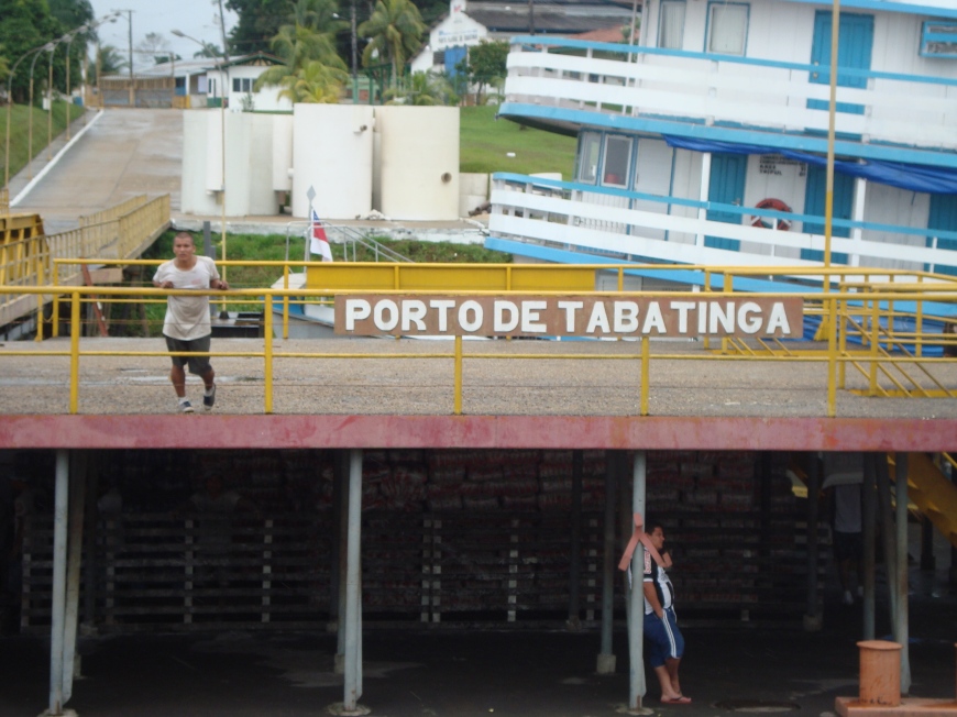 El puerto de Tabatinga Amazonas